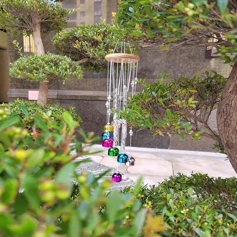 

Colorful Wind Chime Bell Pendant Delicate Hanging Decor for Yard Balcony Home Supply Outdoor Garden Refined Details Durable