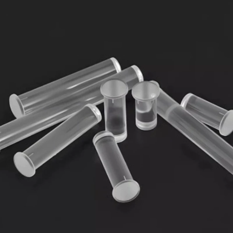 10 Pcs D3mm Transparent LED Light Guide Pillar L2.5-20.5mm Indicator Light Focusing Column For Electronic Panel