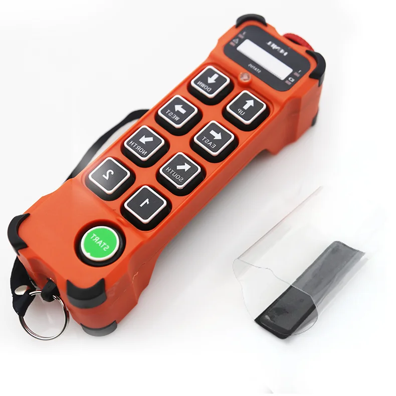 HENJEL H208 Crane Wireless Control Double Speed IP65 Dustproof And Waterproof Switch 12v 24v 110v Industrial Remote Control