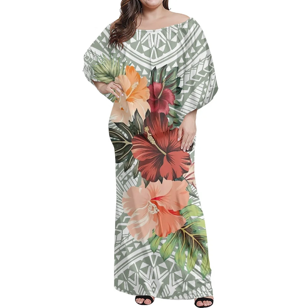 Polynesian Tribal Design ผู้หญิงเซ็กซี่ชุดที่กำหนดเองทำแฟชั่นเลดี้ Charming เซ็กซี่ Close-Fitting Dress ขั้นต่ำ1 MOQ