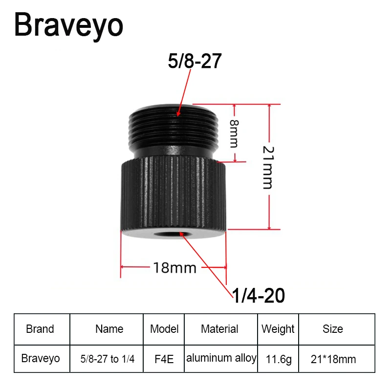 1/4 3/8-16 5/8-27 tornillo de conversión de fotografía micrófono de movimiento de mano mágica soporte de brazo basculante accesorios de tornillo