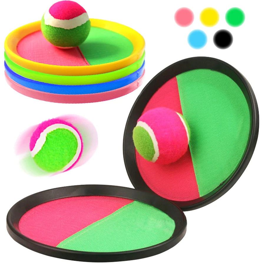 2 tamanhos disponíveis cor pegajosa alvo bola conjunto com bola dura duas pessoas interativas ao ar livre jogando brinquedos esportes jogando jogos