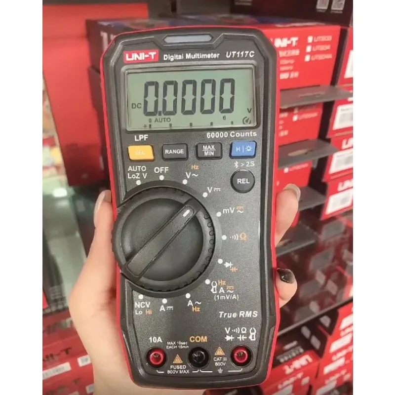 1PC UNI-T UT117C Digital Multimeter 60000 Counts True RMS High Precision 100% Original Brand New In Stock Tester Multimetro