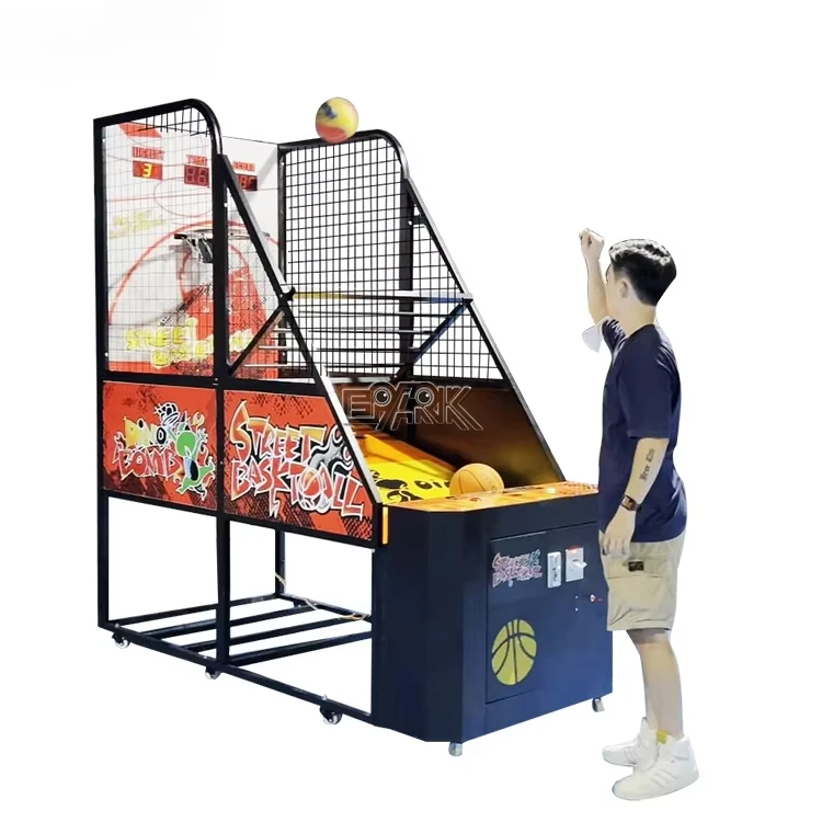 

Funfair Exercise Game EPARK Arcade Style Indoor Sport Shoot-Out Arcade Basketball Game Basketball Shooting Game Machine