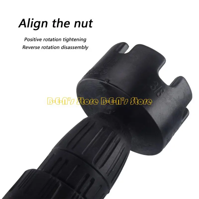 Y1AD Electric Powered Bolt and Nut Tool Sockets Wrenches for Fast Disassembly Featuring Size Selectable 1/4, 3/8, 1/2Inch