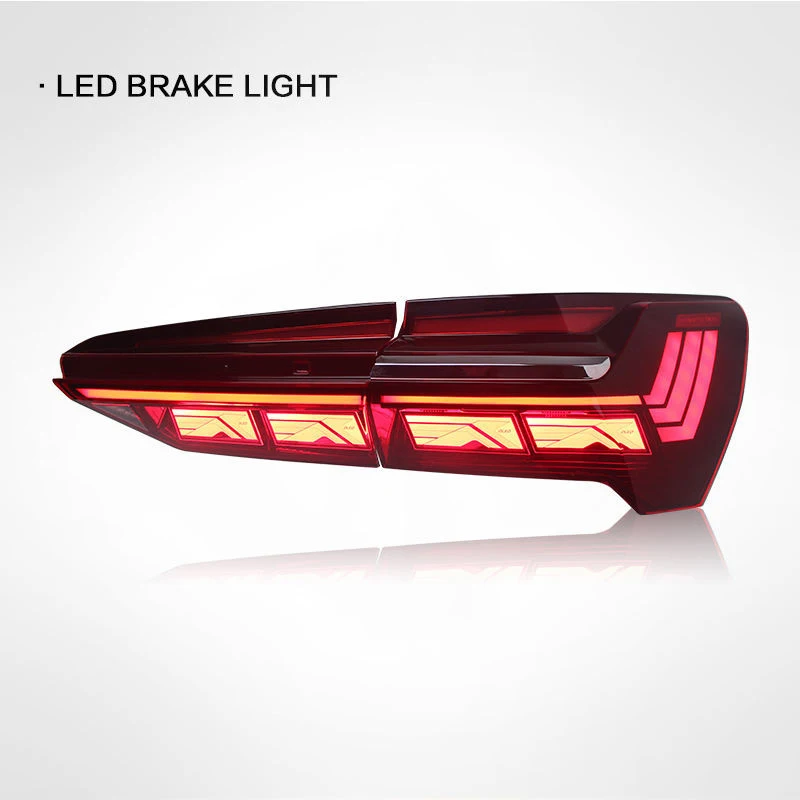 Car Tail Lamp Accessories For Audi A6 C8 2019-2023 Upgrade NEW Audi Horch Tail Lamp LED Dynamic Turn Signal Lamp Auto Assembly - view 3