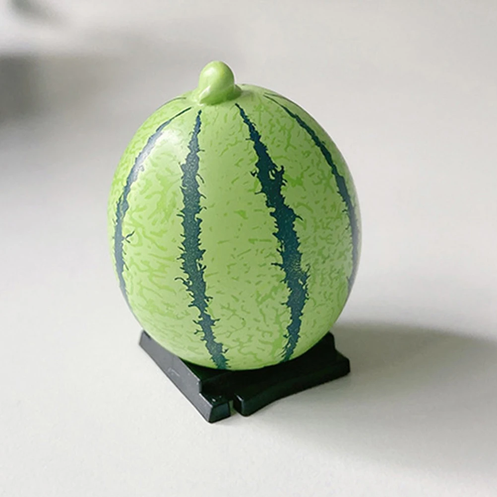 

12pcs Mini Artificial WatermelonsFruits Toys Faux Resin Accessories House Models Fruit Decor Craft Miniature Prop