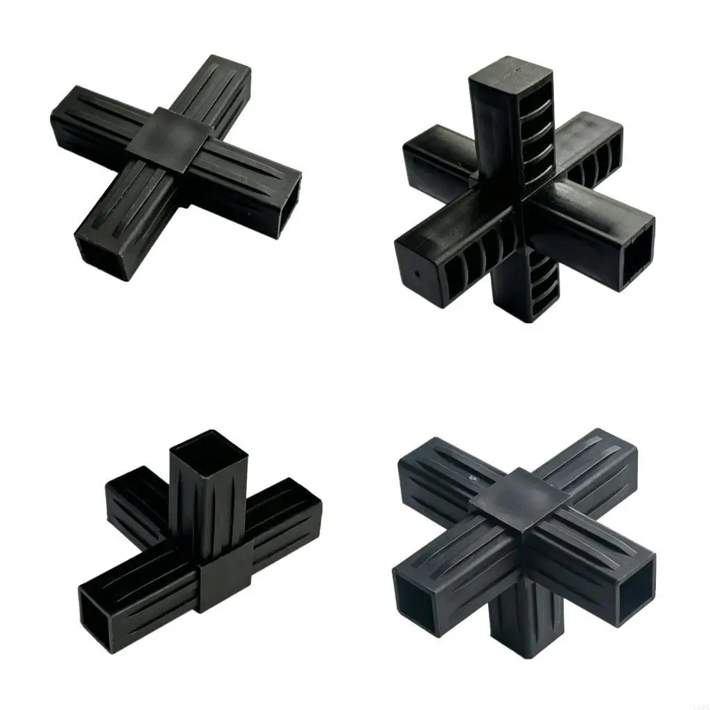  Square Pipe Fixed Joint for Fence Rails & Industrial Shelf Construction