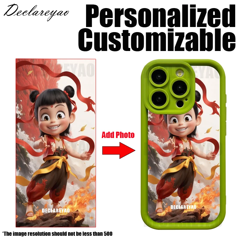 

Image Customize Mirror Case For Apple iPhone 11 Pro X S Xs Max XR 5 S 6 6S 7 8 Plus SE 2020 2022 Cover DIY Custom Photo Silicone