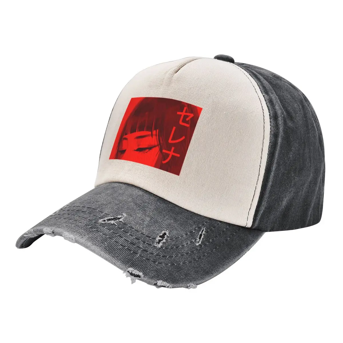 

Anime Girl Katakana Baseball Cap Luxury Cap Golf Women Hats Men's
