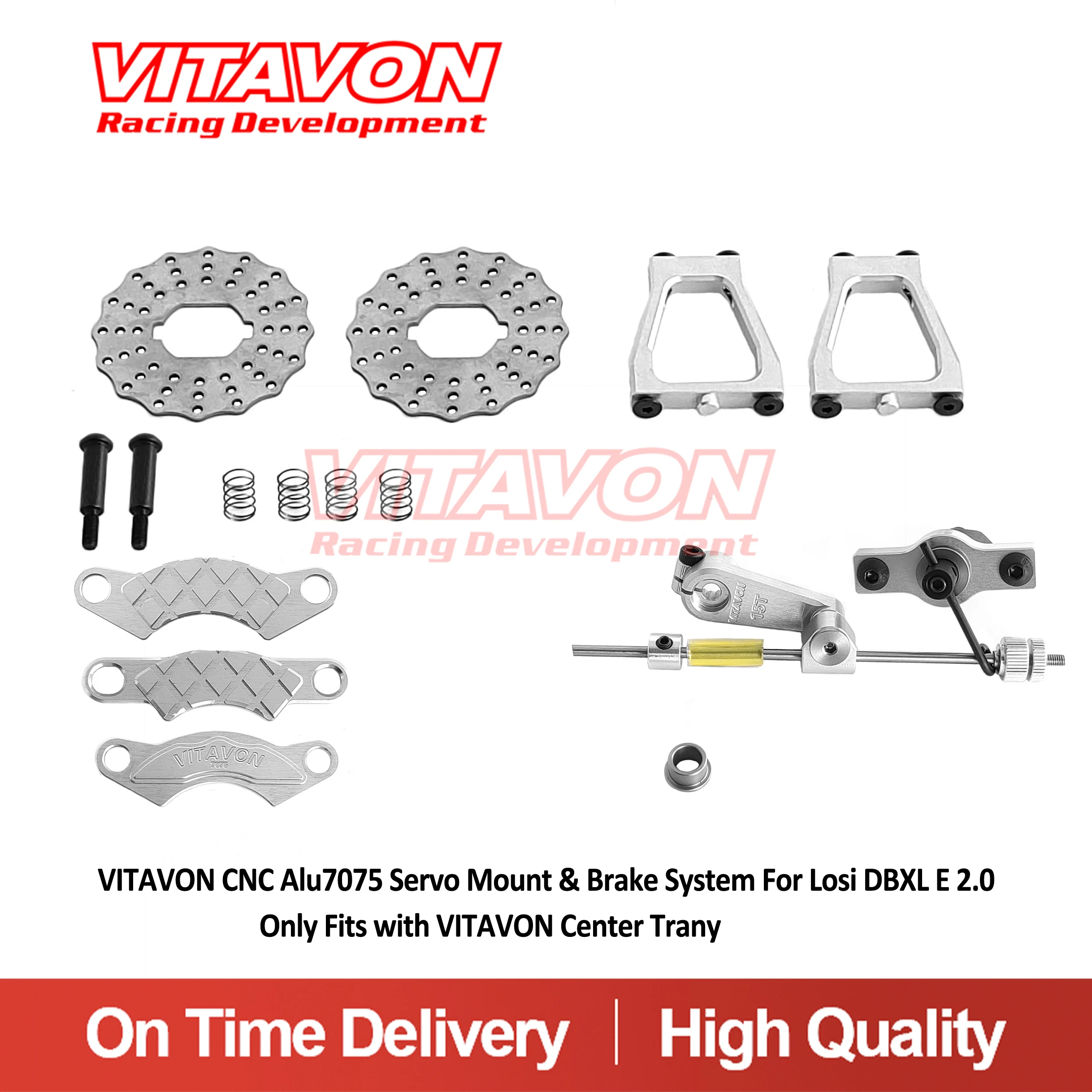 

VITAVON CNC Alu7075 Servo Mount & Brake System For Losi DBXL E 2.0 Only Fits With VITAVON Center Trany