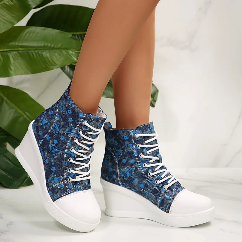 أحذية رياضية نسائية عصرية ومتعددة الاستخدامات، الأكثر مبيعًا ذات نعل سميك، أحذية كاجوال خفيفة الوزن وغير قابلة للانزلاق