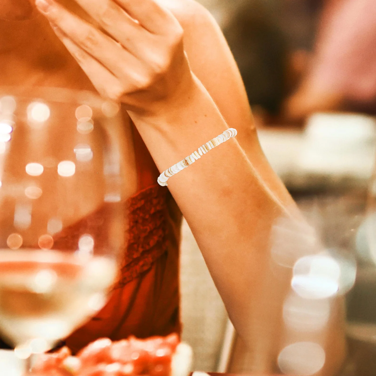 

1 Roll Natural Shell Beads 1Mm Hole For Diy Jewelry Making Handcraft Bracelet Necklace Freshwater Loose Spacer Beads