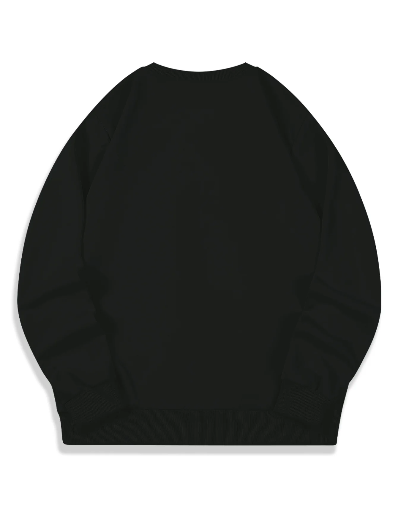 سويت شيرت كاجوال بطبعة جرافيك للرجال - تصميم قناع "TRUST NOBODY"، فضفاض بأكمام طويلة ورقبة دائرية #2