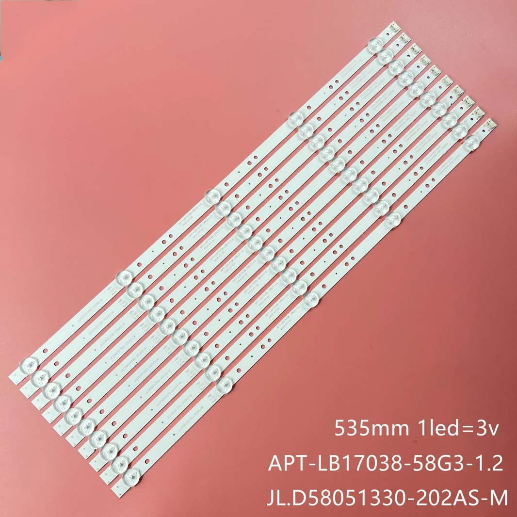 Retroiluminación Led para TV de 58 pulgadas, lámpara de retroiluminación para televisión de 58 ", 58G2A 58G3 58K5D SW58D05-ZC22AG-06 APT-LB17038-58G3-1.2 RDL580WY(TD0-002) V580DJ4-MD1