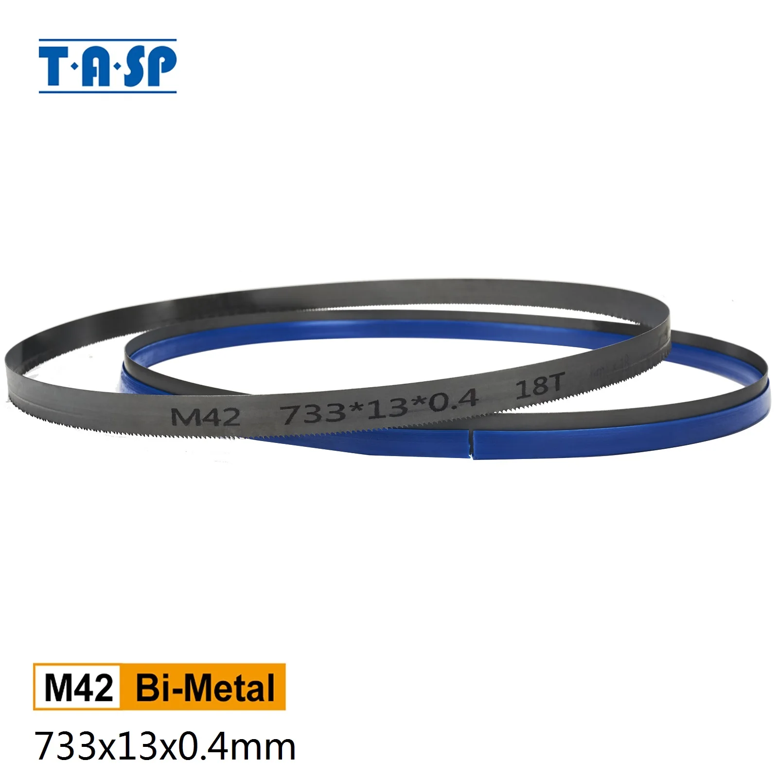 TASP 733 مم D6A M42 شفرة منشار شريطية محمولة ثنائية المعدن، 733 × 13 × 0.4 مم 18 TPI 14/18 TPI، متوافقة مع Bosch BSH180B GCB18V-LI، قطعتان