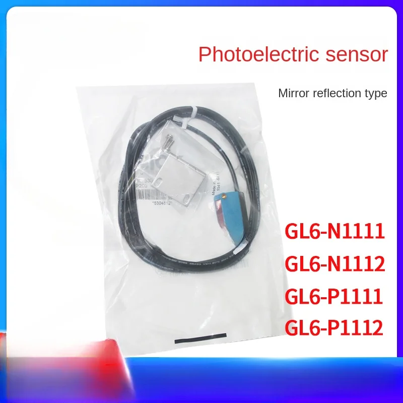 Original genuine photoelectric switch GL6-N1112 N1111 P1111 P1112 specular reflection type with bracket