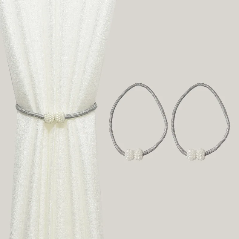 

Minimalist Pearl Magnetic Curtain Clips - Small Size, No-Punch Installation, Elegant Curtain Fasteners, Damage-Free Curtain
