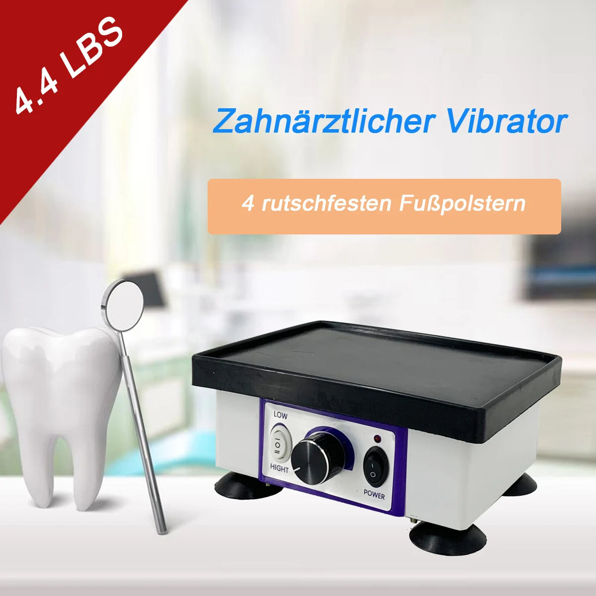 120W Dental Gips Oszillator Dental Labor Ausrüstung Gips Shake Maschine Dental Modell Vibration Maschine 220V – Detail 4
