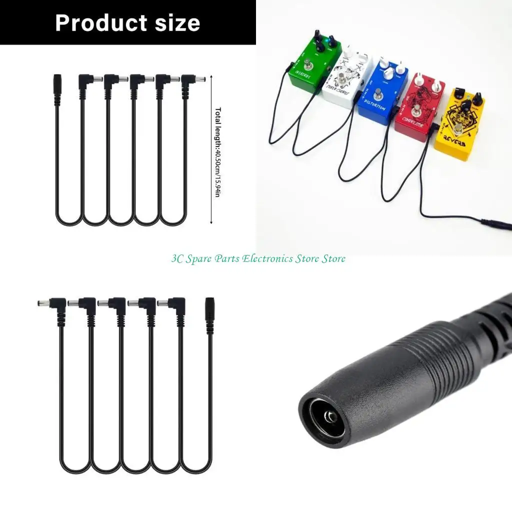 

SZ 1-5-контактный кабель питания с цепной педалью эффектов для электрогитары 9 В