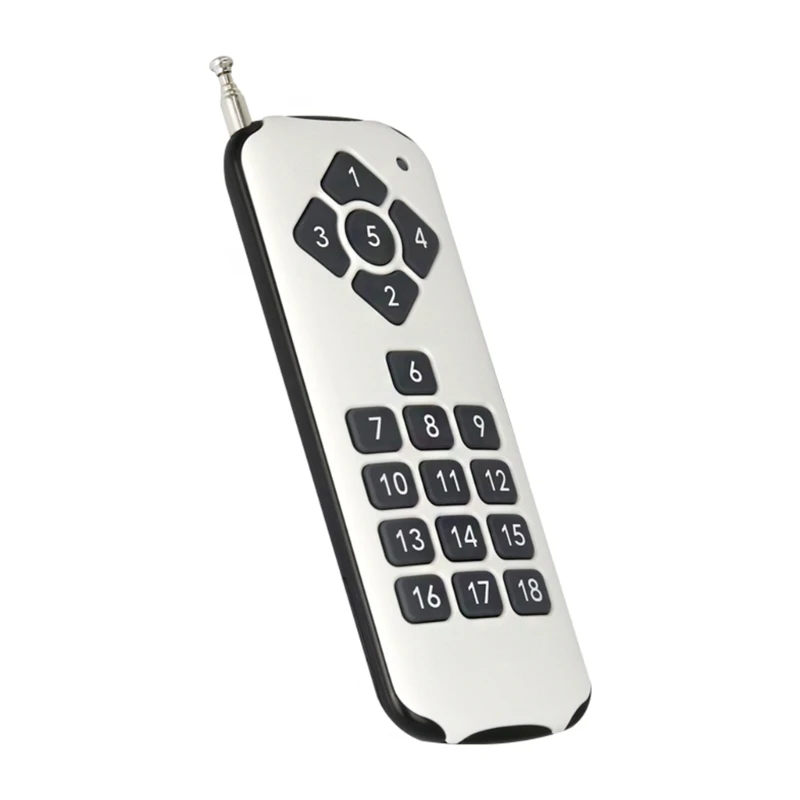 315Mhz 433Mhz 12V-36V 18 canais módulo relé receptor controle remoto sem fio