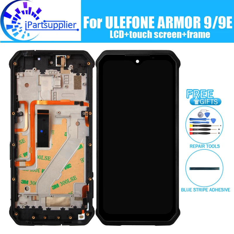 

ULEFONE ARMOR 9 LCD Display+Touch Screen Digitizer +Frame Assembly 100% Original New LCD+Touch Digitizer for ULEFONE ARMOR 9E