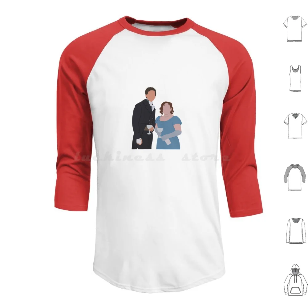 

Penelope And Colin Hoodies Long Sleeve Characters Ships Polin Colin Penelope Colin Netflix Series Penelope Featherington