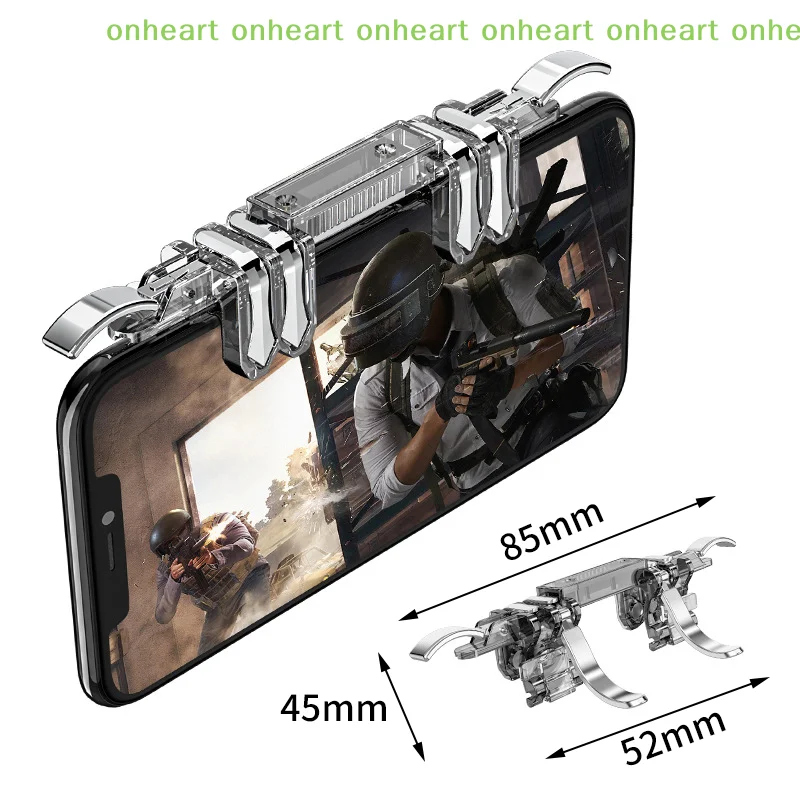 [C]Triggers For Cell Phone PUBG Shooter Gamepad Free Fire Cellular Gamer Cell Triggers For Mobile - view 6