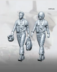 Resina Modelo Figura GK Unassembled e Unpainted Kit, 1:48