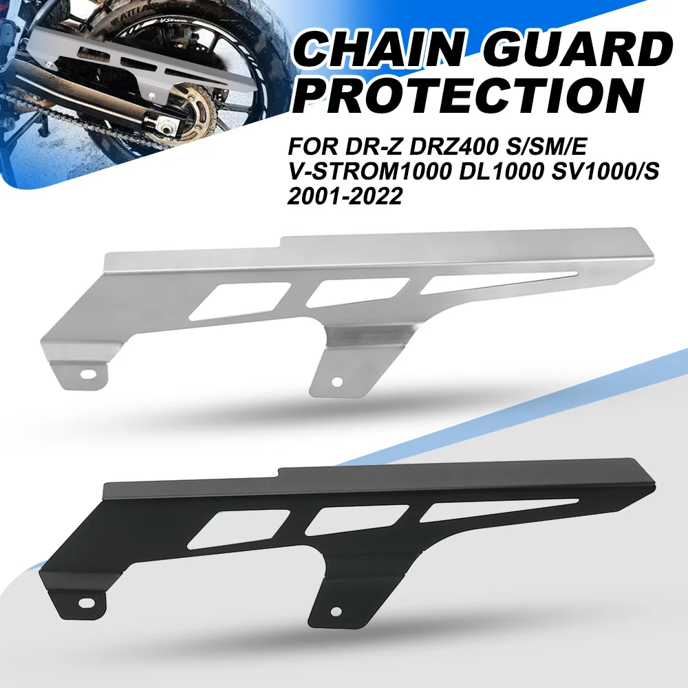 

Chain Guide Guard Cover Protector Stainless Steel For Suzuki DR-Z DRZ400 S/SM/E V-STROM1000 DL1000 SV1000/S 2001-2022 Motorcycle