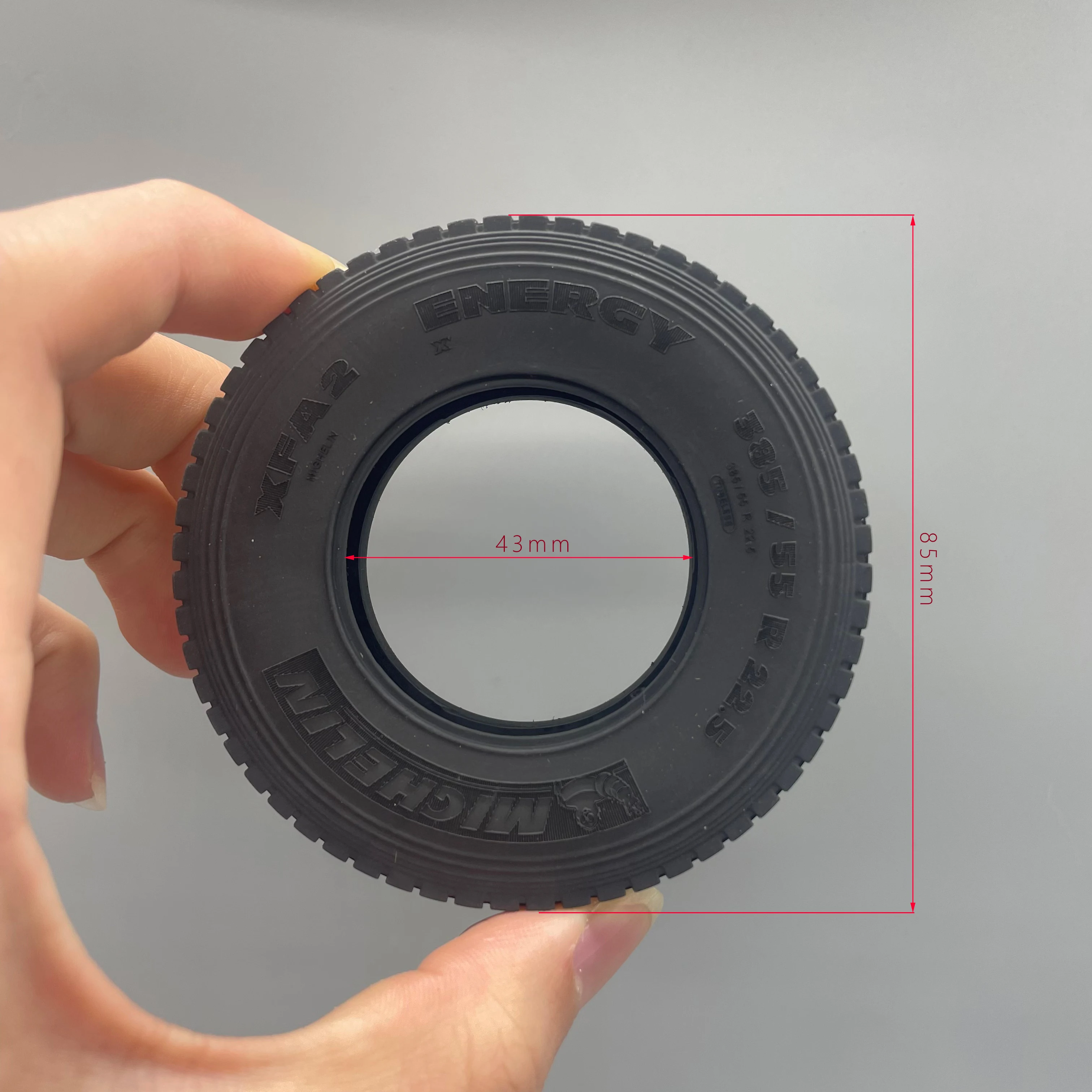 1/14 Rc Rubber Tires for Michelin Tires model for tamiya 1/14 remote control Tractor Truck trailer Diy Accessories tires Parts