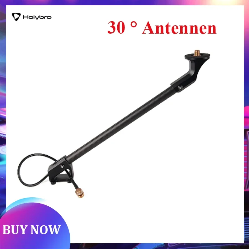 Holybro 30° Antenna Mount Aluminum+carbon Fiber Tube Is Suitable for H-RTK Spiral Antenna with Various GPS with SMA Connectors