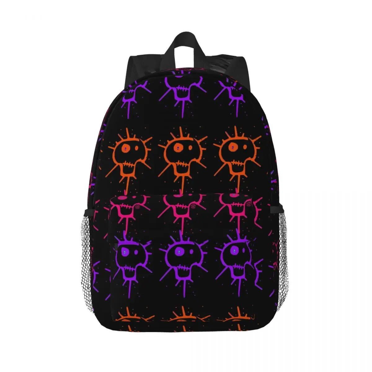

TripleBoosh Neon Tribute Eye Voodoo Design Backpack Daypack Large Capacity BookBag Shoulder Bags for Men Women Kids School Bag