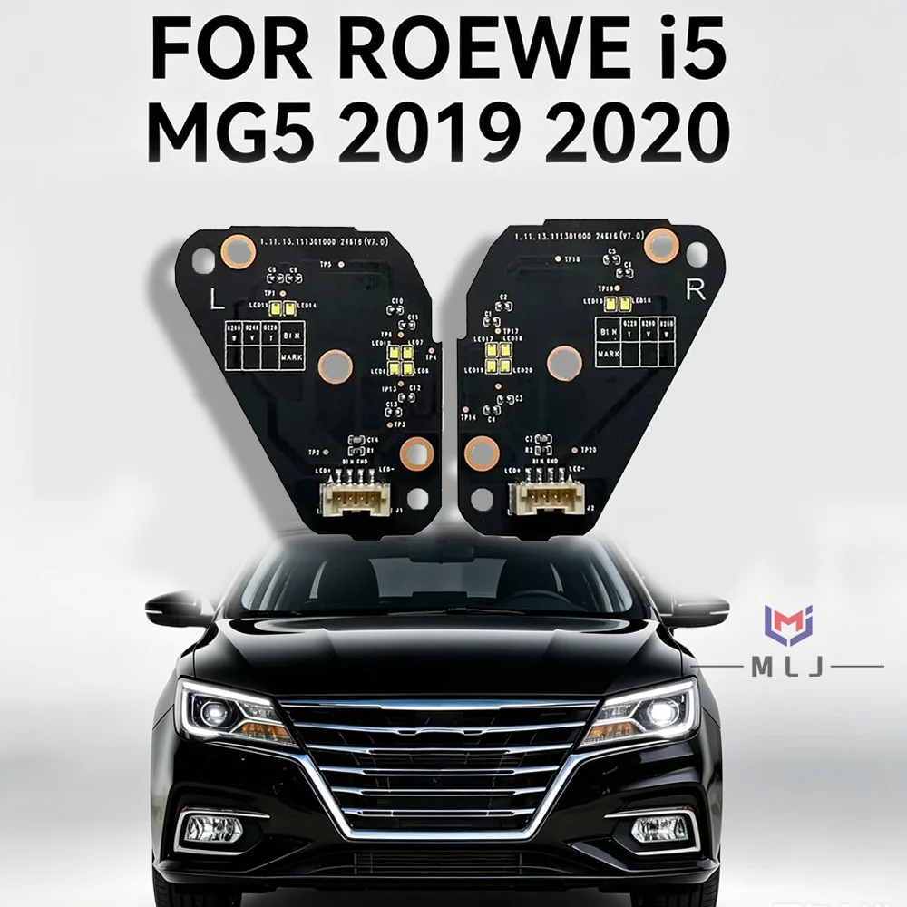 Daytime Running Light DRL Board Angel Eye LED Chip Auto Headlight For ROEWE i5 MG5 2019 2020 Car Lamp Accessories