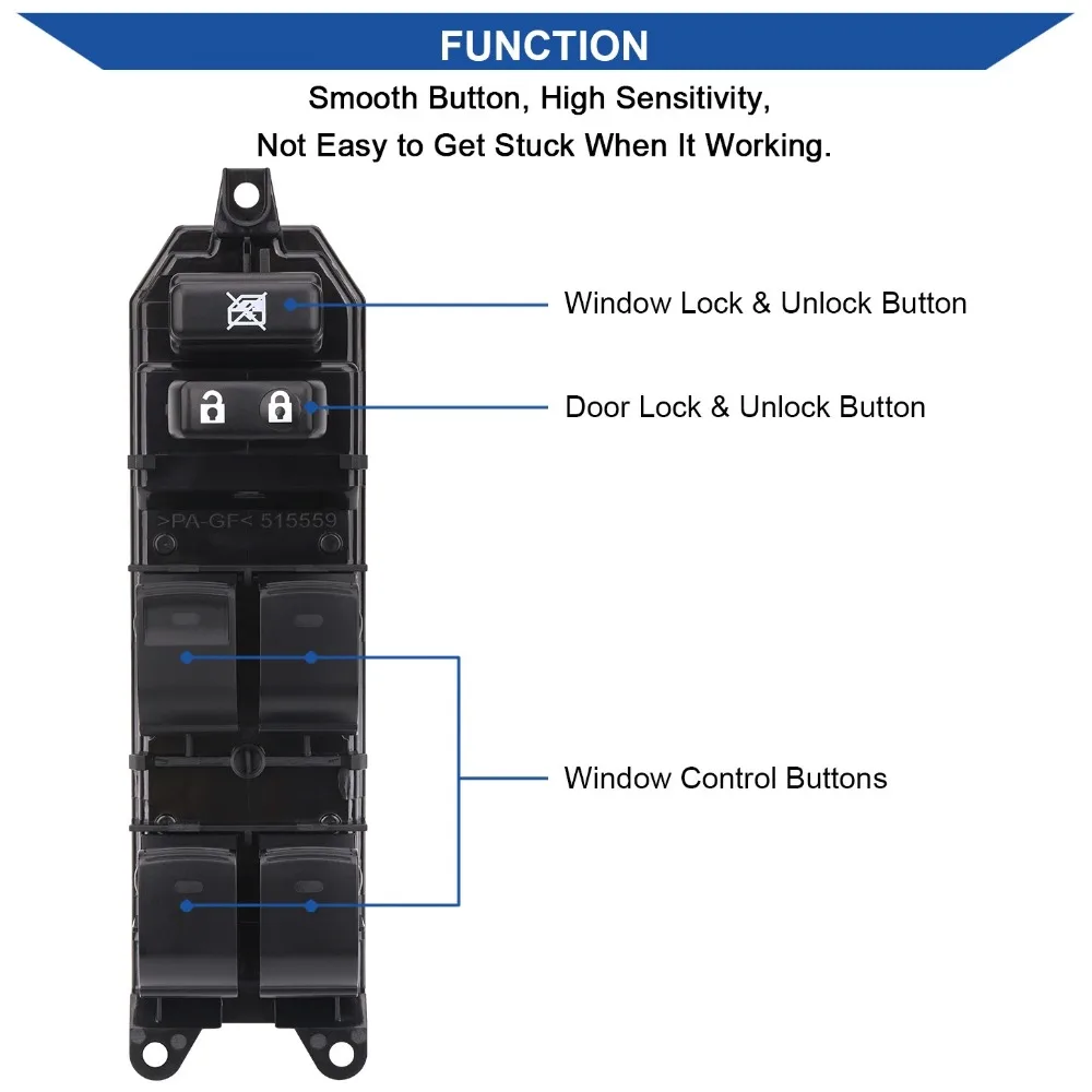 84040-33100 Window Control Left Right Switch Power Window Switch For Toyota Camry Crown LAND CRUISER PRIUS Vellfire 2008-2015