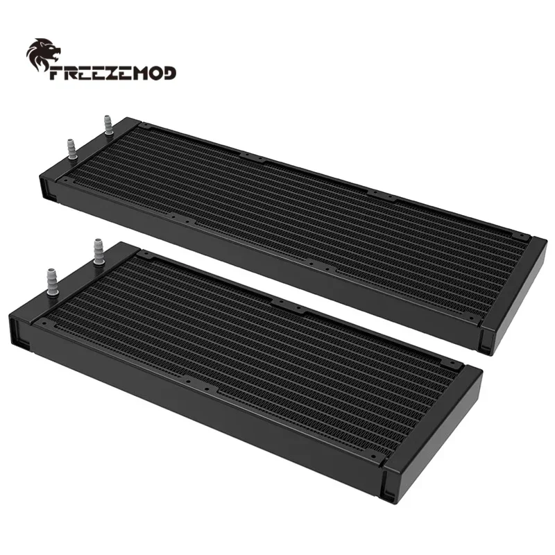 FREEZEMOD Case Water Cooling 420 280 Radiator Pagoda Mouth 22 Thick 14pcs Flat Tube For PC Medical Printing Laser