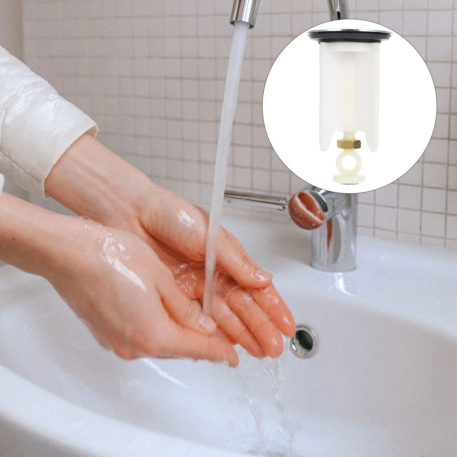 

Универсальная сливная пробка для раковины, 1 шт., выдвижная конструкция, 4 см, металлическая, для кухни и ванной, устойчивая к ржавчине