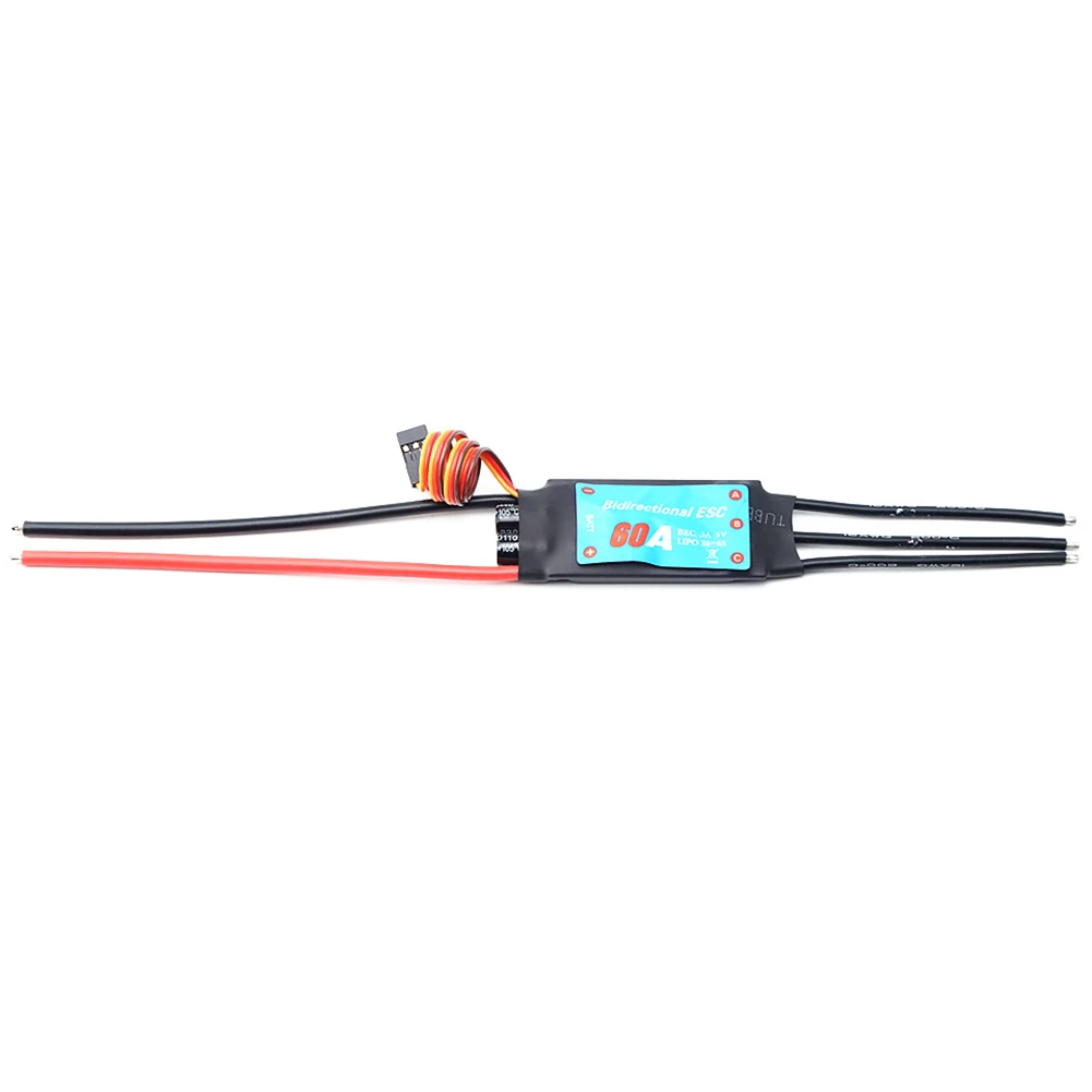 

20A/30A/40A/50A/60A Two-way Bidirectional Brushless ESC Remote Control Ship Boat Remote Control Ship Parts