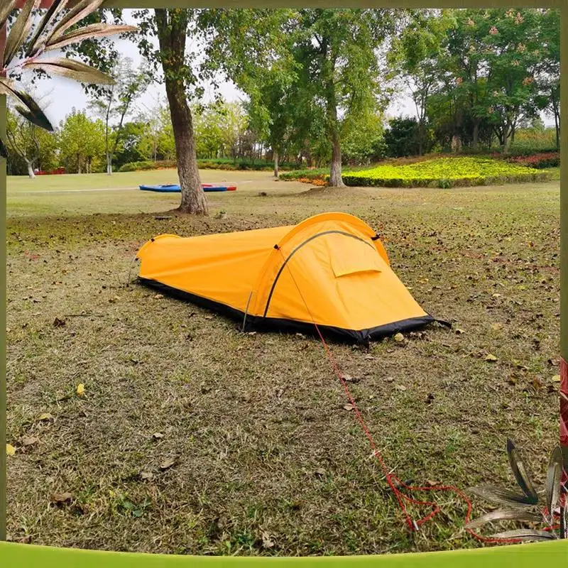 

Reliable-Urltra-Light Outdoor Equipment Wild Camping Sleeping Bag Tent Single Person Hiking Camping Backpacking Tent Waterproof