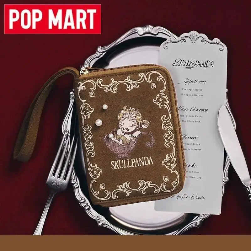 

POP MART Skullpanda The Feast Begins Series Passport Holder Trendy Blind Box Toys Dolls Anime Figure Mystery Box Guess Bag Gifts