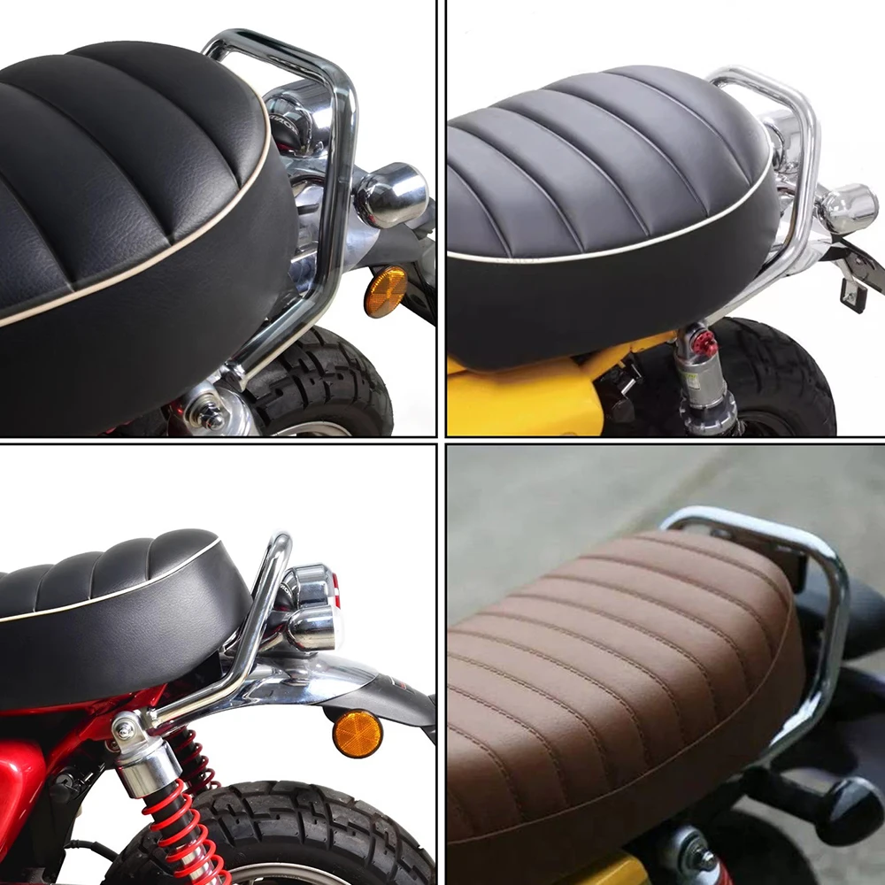 For Honda Monkey 125 Z125 2018-2024 Solo Seat Luggage Rack Support Shelf Passenger Armrest Pillion Seat Grab Hand Rail Handlebar