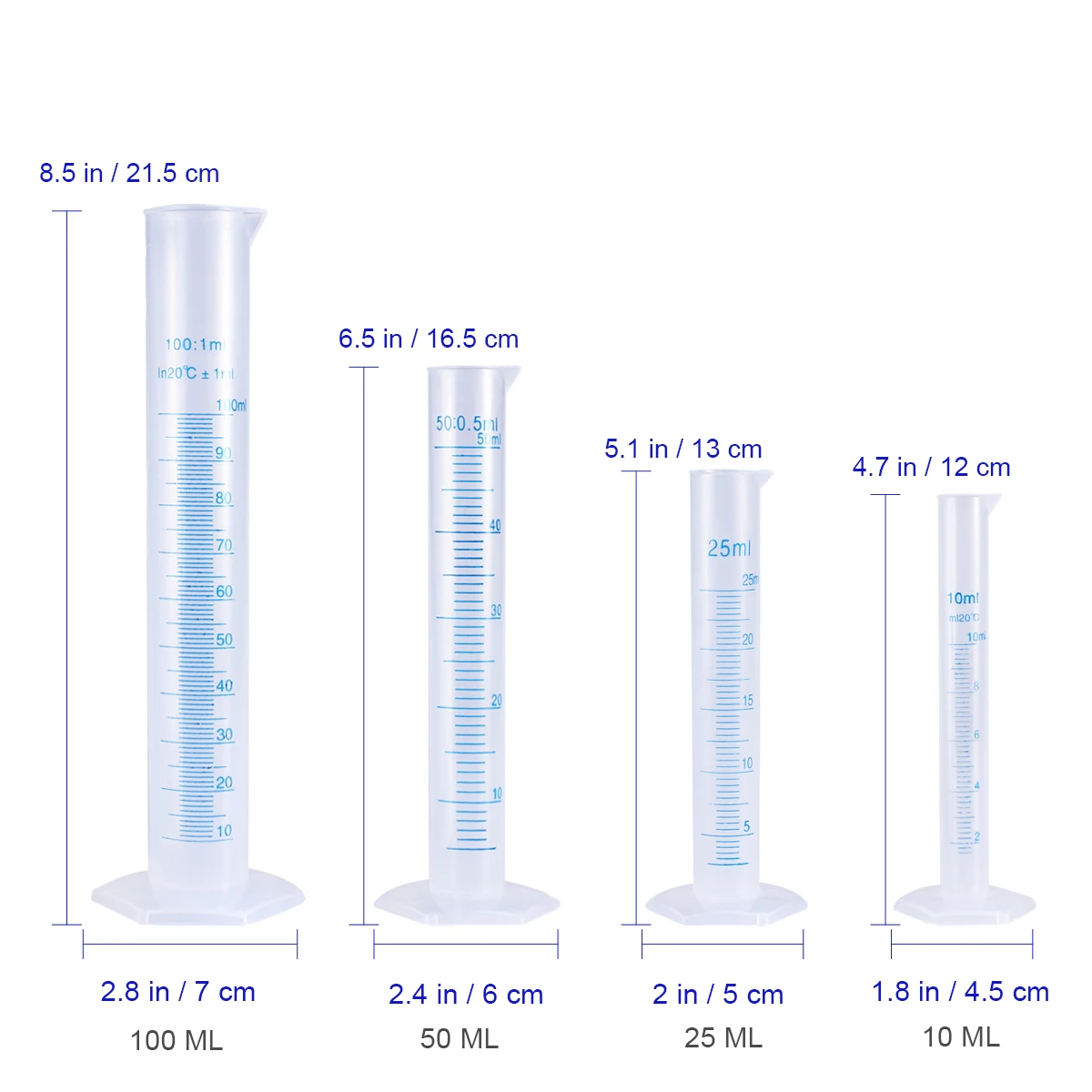 

Measuring cylinder Measuring cylinder plastic Measuring cylinder 100ml 50ml measuring cylinder Graduated measuring cylinder