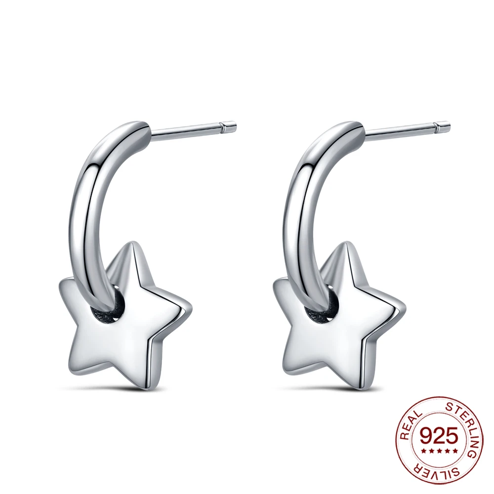 S925 Sterling Silver Stud Earring For Women Fashion Meteor Earrings Classic Elegant Simple Perfect Gifts Hot