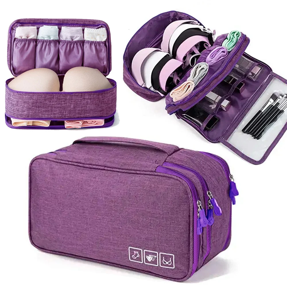 

Daily Travel Storage Bag For Underwear Cosmetics Makeup Travel Organizer Bag Wardrobe Closet Clothe Pouch Socks Panties Bra Bags