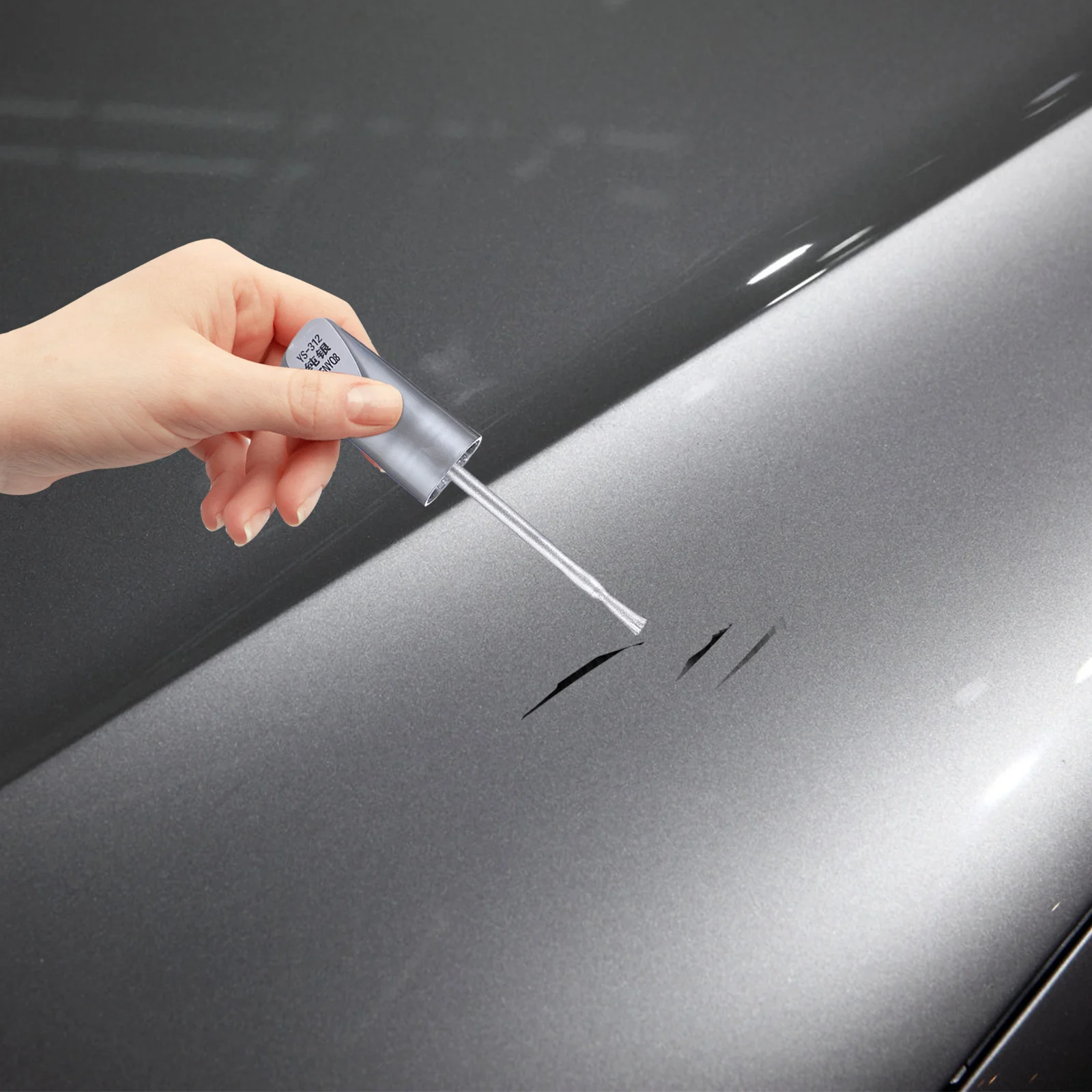 

4Pcs Car Scratch Repair Pen Practical Durable Auto Paint Repair Tool Easy Use Auto Scratch Remover Car Paint Care Pen