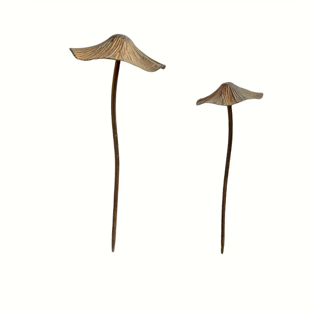 Retro Garden Decoration Metal Rusty Mushroom Halloween Decoration Metal Garden Decoration Set Mushroom Decoration Garden