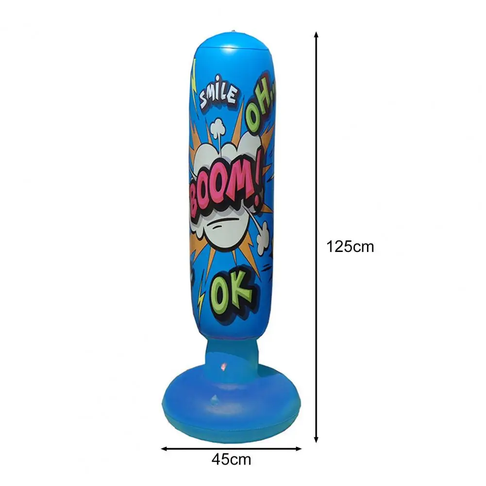 Kids Inflatable Punching Bag Vibrant Color PVC Waterproof Karate High-Quality Children Punching Bag Boxing Equipment