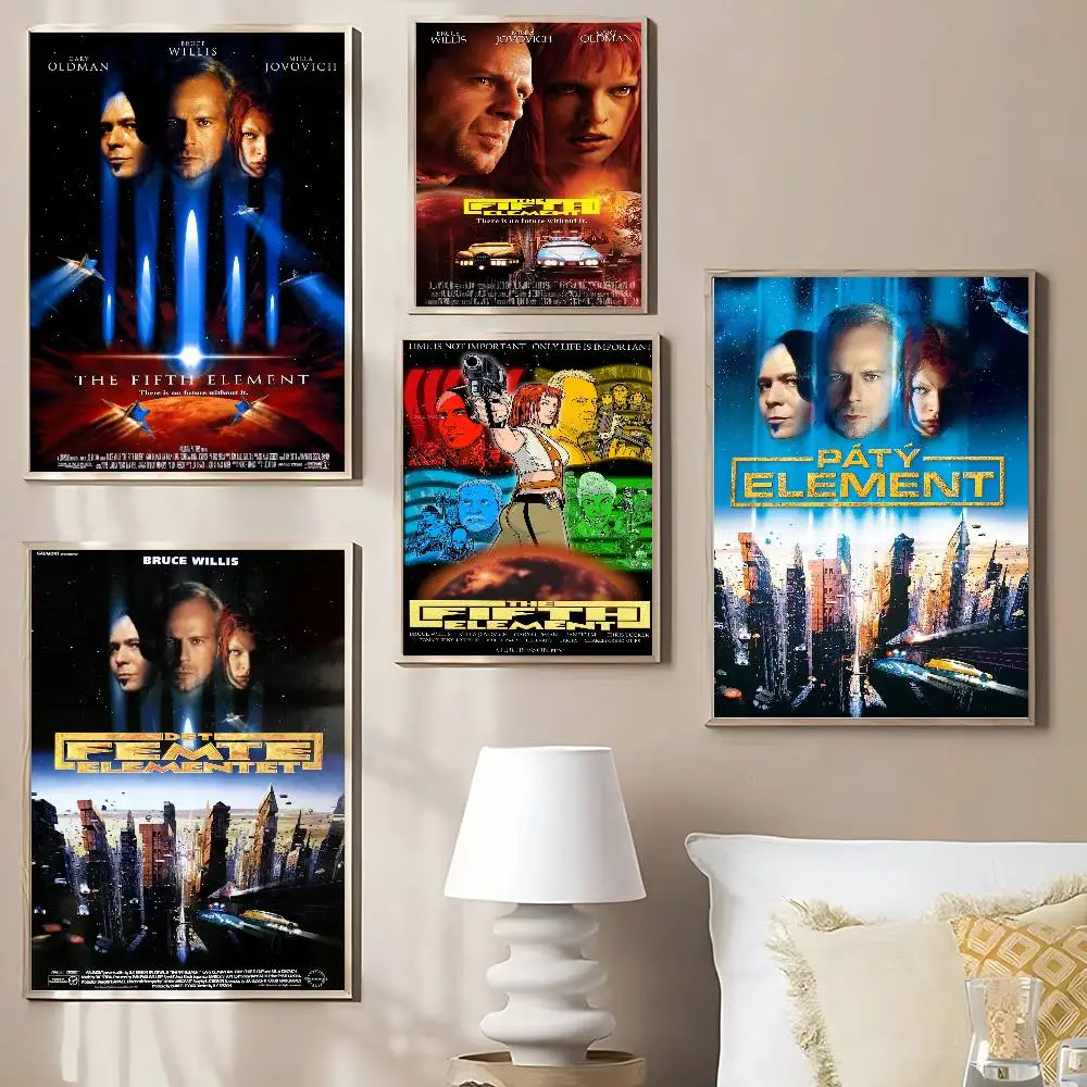 The F-Fifth E-Element Good Quality Prints And Posters Waterproof Paper Sticker Coffee House Bar Posters Wall Stickers