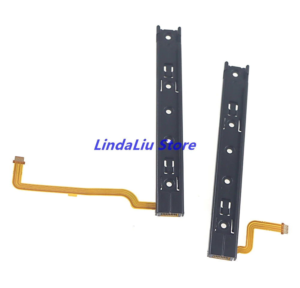 10pcs Original For NS Switch Left Right track Slider Flex Cable Strip For Nintendo Switch L R Host Middle Button Holder Parts