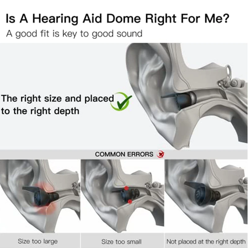 Imagem -03 - Open Dome Hearing Aid Domes Phonak Marvel e Paraíso Ric Modelos Bte Sds 4.0 Pacote de 20 Pcs